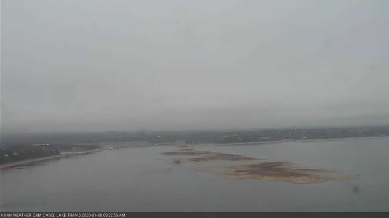 Lake Travis webcam, January 6, 2023 9:25 AM CT