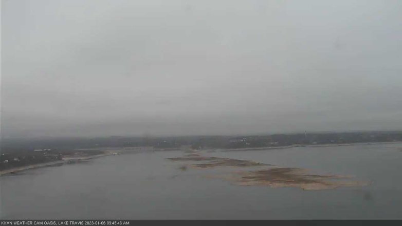 Lake Travis webcam, January 6, 2023 9:45 AM CT