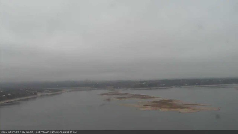 Lake Travis webcam, January 6, 2023 10:00 AM CT