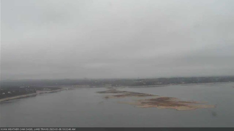 Lake Travis webcam, January 6, 2023 10:25 AM CT