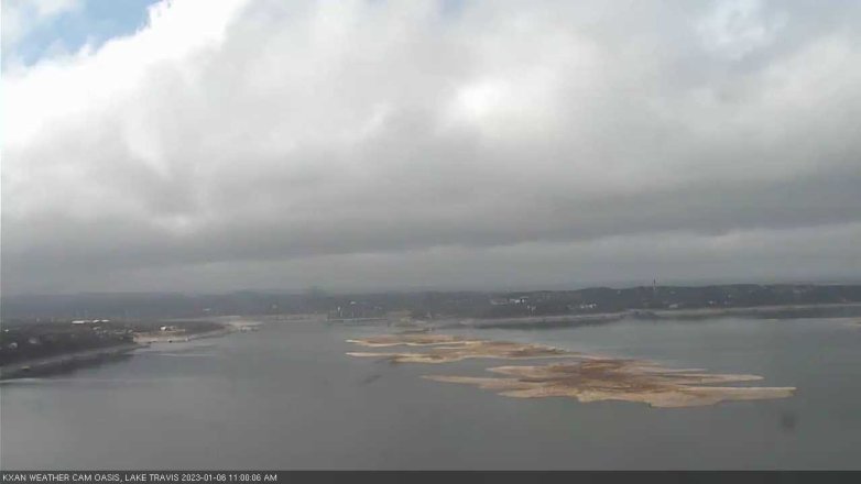 Lake Travis webcam, January 6, 2023 11:00 AM CT
