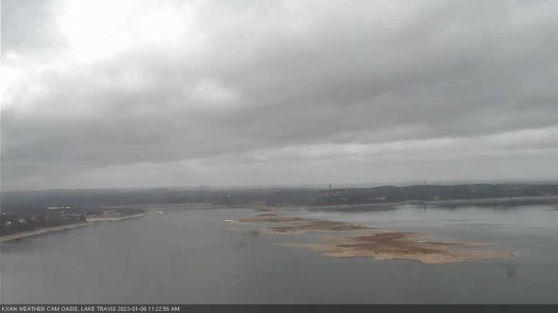 Lake Travis webcam, January 6, 2023 11:25 AM CT