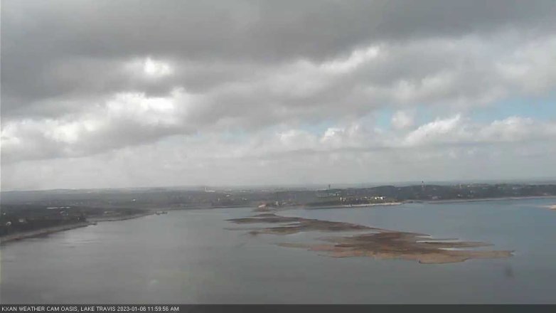 Lake Travis webcam, January 6, 2023 12:00 PM CT