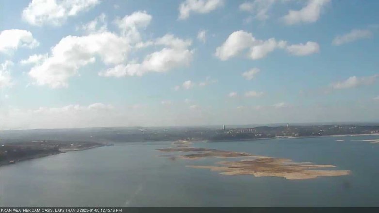 Lake Travis webcam, January 6, 2023 12:45 PM CT