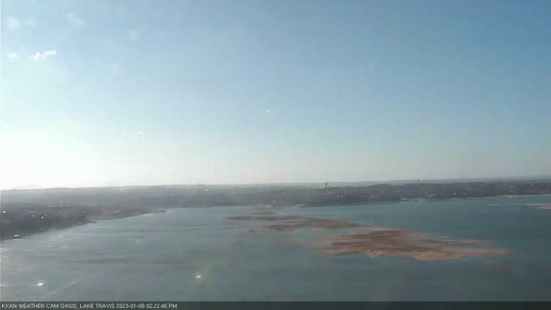 Lake Travis webcam, January 6, 2023 2:25 PM CT