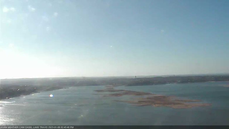 Lake Travis webcam, January 6, 2023 2:45 PM CT