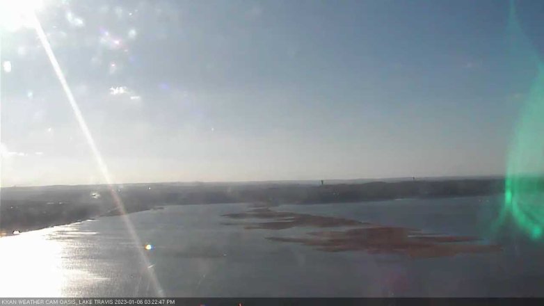 Lake Travis webcam, January 6, 2023 3:25 PM CT