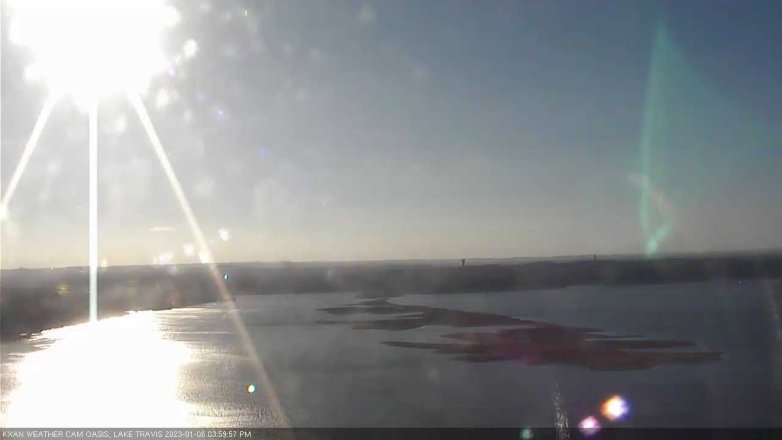 Lake Travis webcam, January 6, 2023 4:00 PM CT