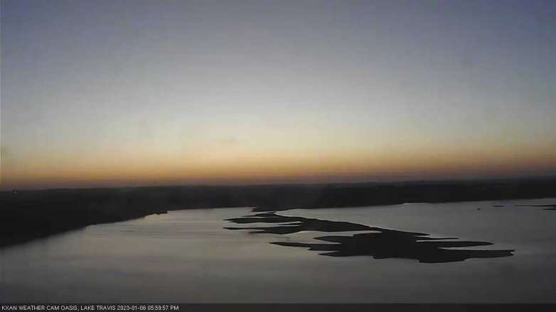 Lake Travis webcam, January 6, 2023 6:00 PM CT