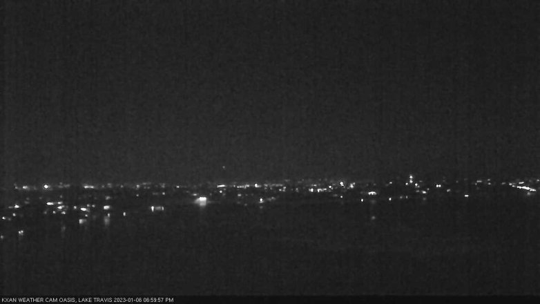 Lake Travis webcam, January 6, 2023 7:00 PM CT