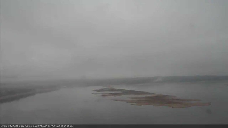 Lake Travis webcam, January 7, 2023 9:00 AM CT