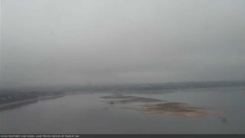 Lake Travis webcam, January 7, 2023 9:45 AM CT