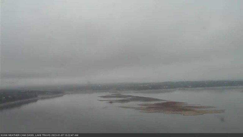 Lake Travis webcam, January 7, 2023 10:25 AM CT