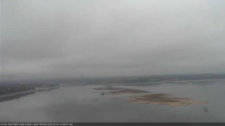 Lake Travis webcam, January 7, 2023 11:00 AM CT