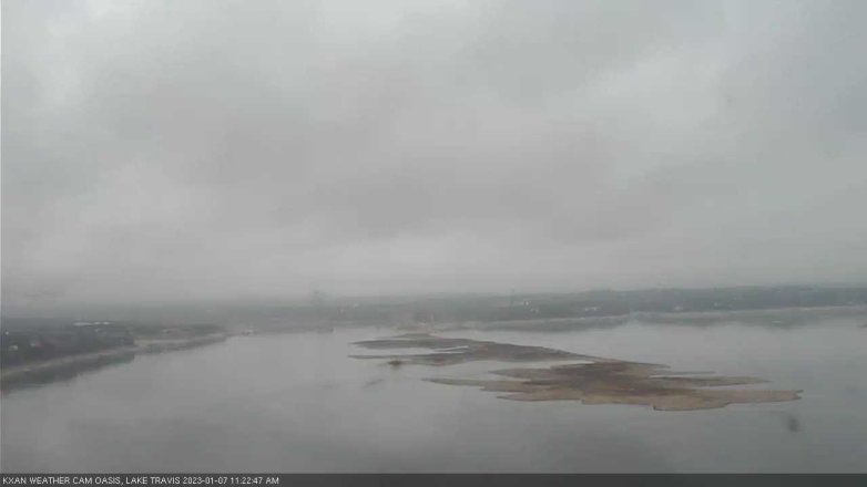 Lake Travis webcam, January 7, 2023 11:25 AM CT