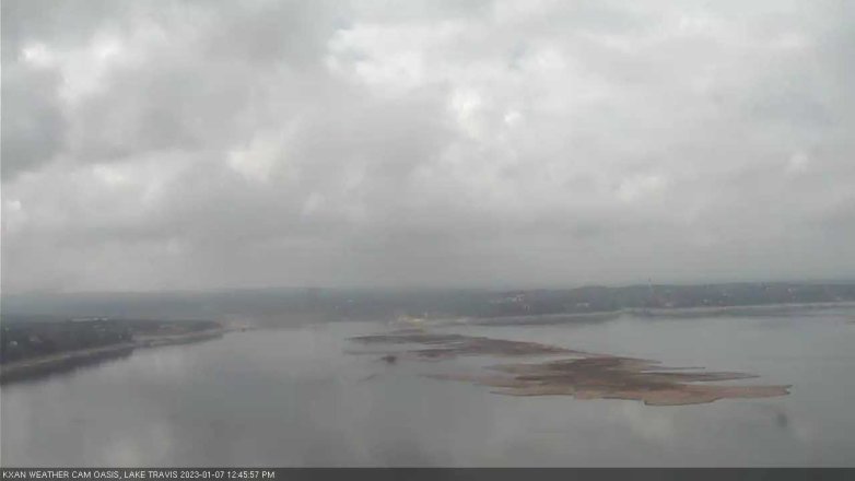 Lake Travis webcam, January 7, 2023 12:45 PM CT