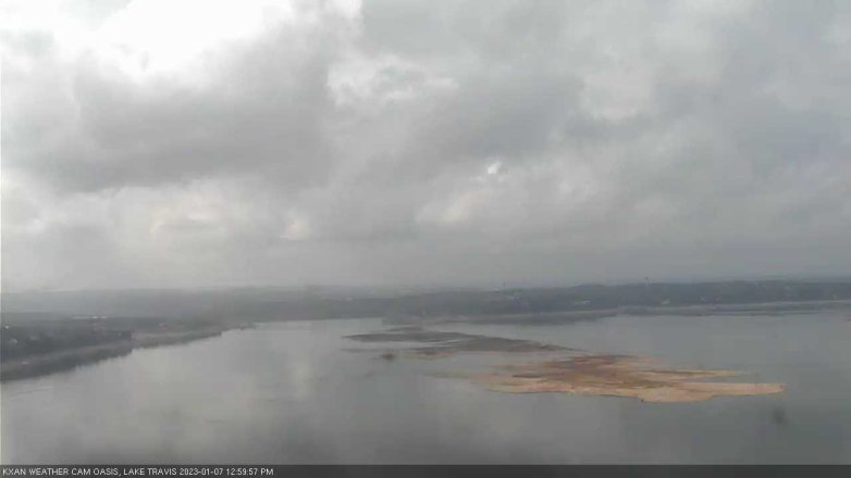 Lake Travis webcam, January 7, 2023 1:00 PM CT