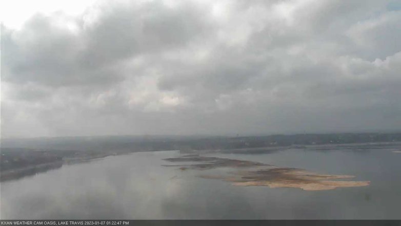 Lake Travis webcam, January 7, 2023 1:25 PM CT