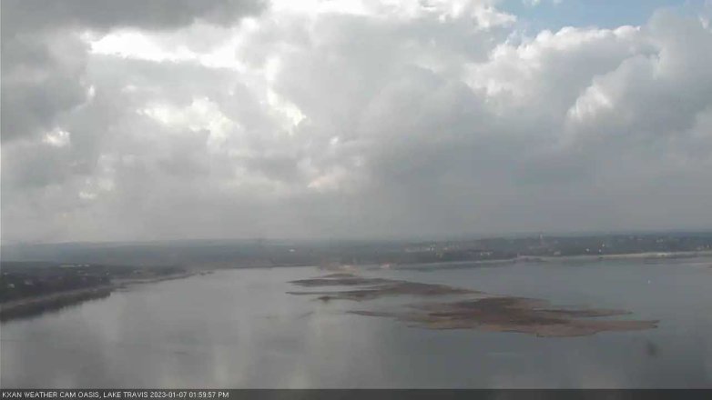 Lake Travis webcam, January 7, 2023 2:00 PM CT