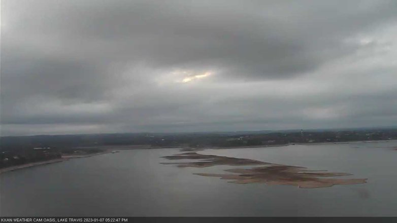 Lake Travis webcam, January 7, 2023 5:25 PM CT