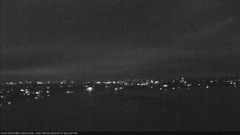 Lake Travis webcam, January 7, 2023 6:25 PM CT