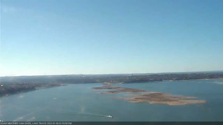Lake Travis webcam, January 8, 2023 2:00 PM CT