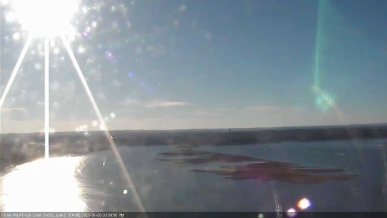 Lake Travis webcam, January 8, 2023 4:00 PM CT