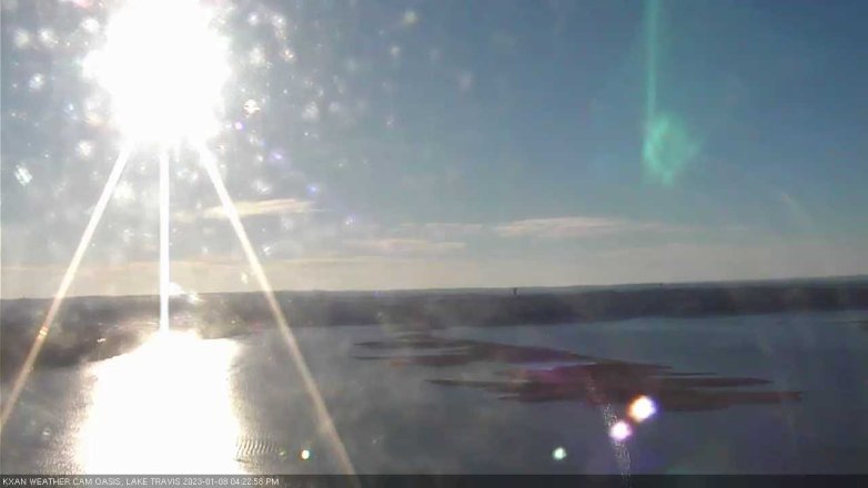 Lake Travis webcam, January 8, 2023 4:25 PM CT