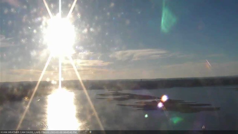 Lake Travis webcam, January 8, 2023 4:45 PM CT