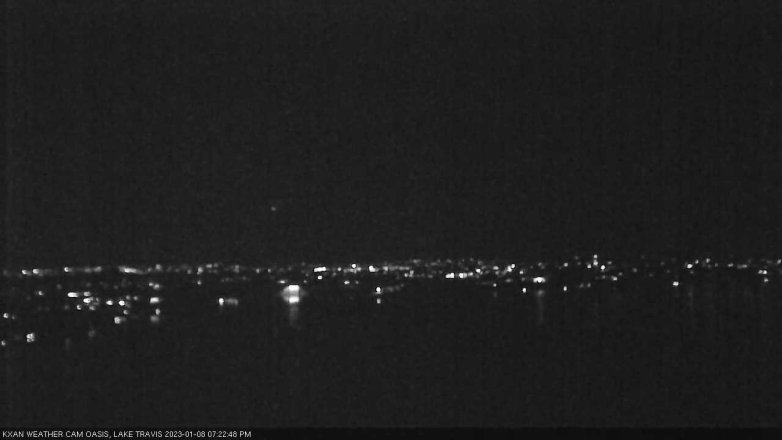 Lake Travis webcam, January 8, 2023 7:25 PM CT