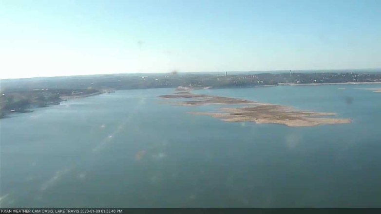 Lake Travis webcam, January 9, 2023 1:25 PM CT