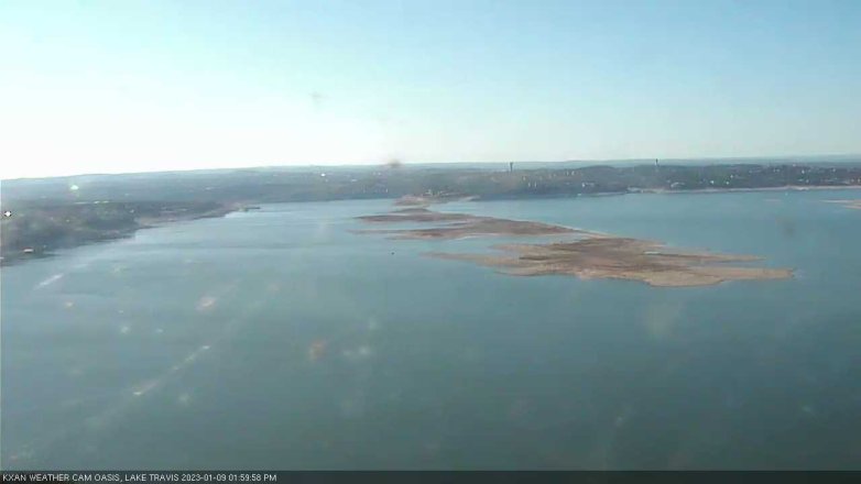 Lake Travis webcam, January 9, 2023 2:00 PM CT