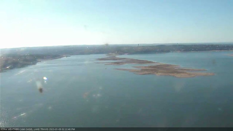 Lake Travis webcam, January 9, 2023 2:25 PM CT