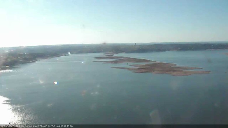 Lake Travis webcam, January 9, 2023 3:00 PM CT