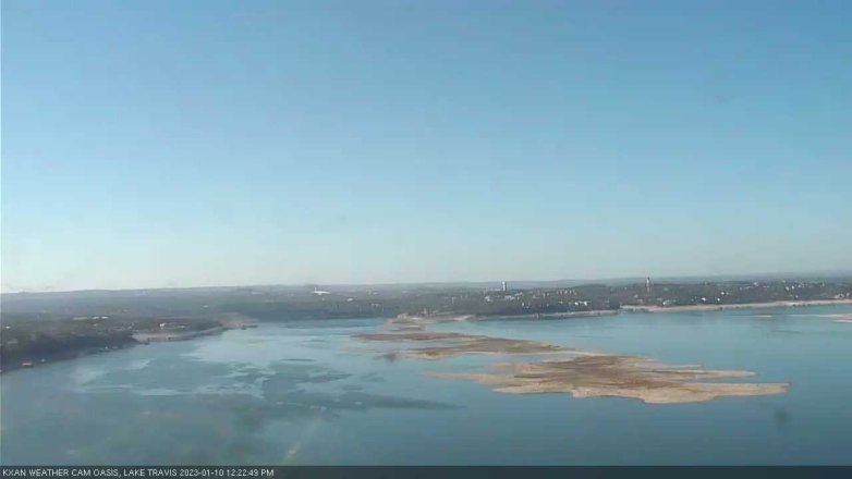 Lake Travis webcam, January 10, 2023 12:25 PM CT