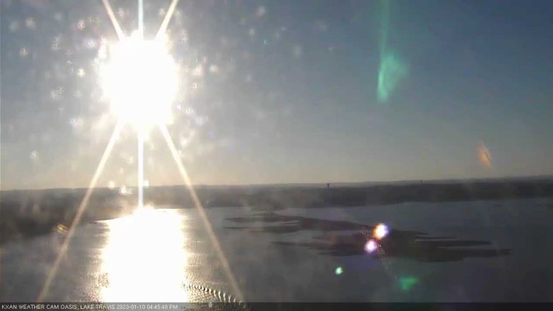 Lake Travis webcam, January 10, 2023 4:45 PM CT