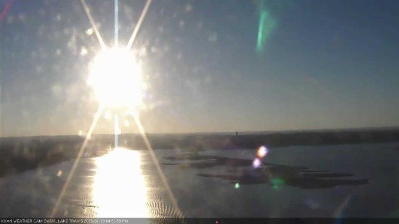 Lake Travis webcam, January 10, 2023 5:00 PM CT