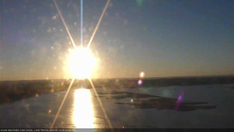 Lake Travis webcam, January 10, 2023 5:25 PM CT