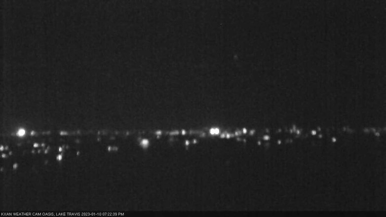 Lake Travis webcam, January 10, 2023 7:25 PM CT