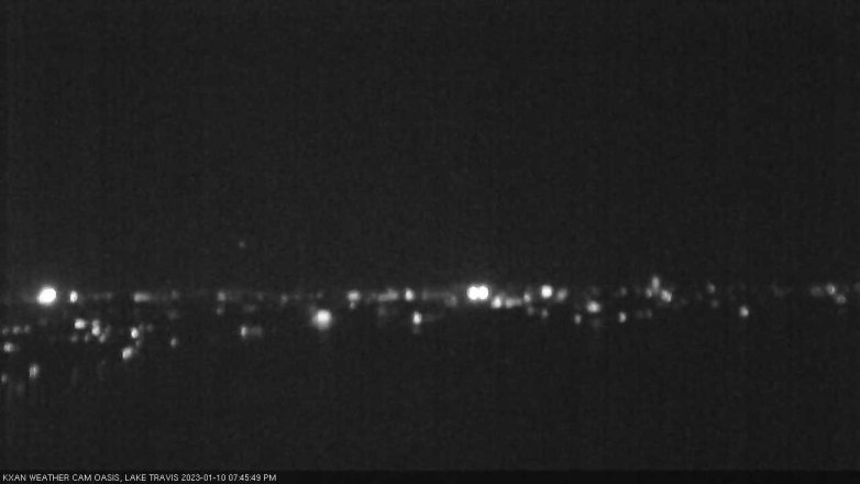 Lake Travis webcam, January 10, 2023 7:45 PM CT