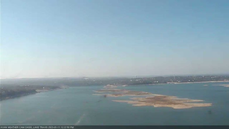Lake Travis webcam, January 11, 2023 12:25 PM CT