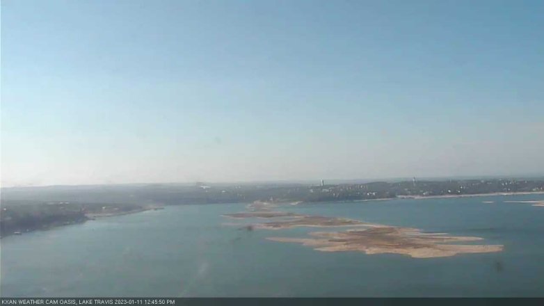 Lake Travis webcam, January 11, 2023 12:45 PM CT
