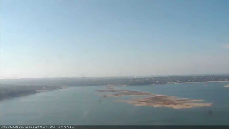 Lake Travis webcam, January 11, 2023 1:00 PM CT