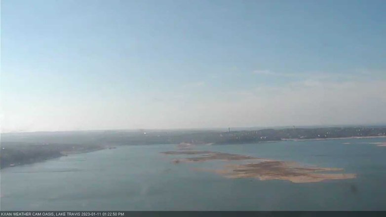 Lake Travis webcam, January 11, 2023 1:25 PM CT