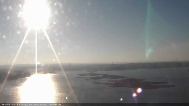 Lake Travis webcam, January 11, 2023 4:25 PM CT