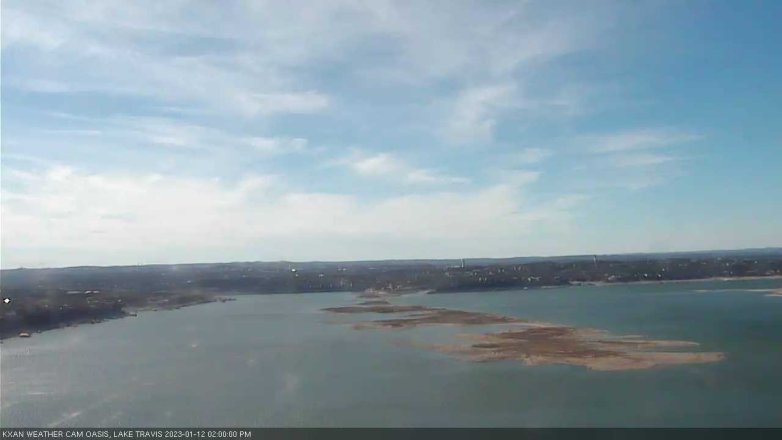 Lake Travis webcam, January 12, 2023 2:00 PM CT