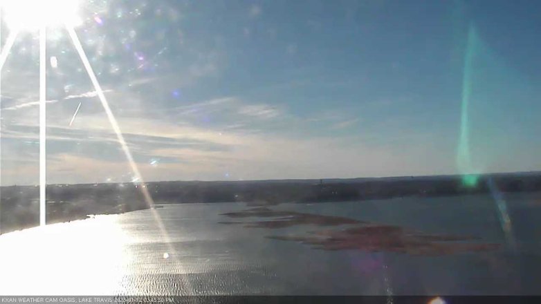 Lake Travis webcam, January 12, 2023 3:45 PM CT