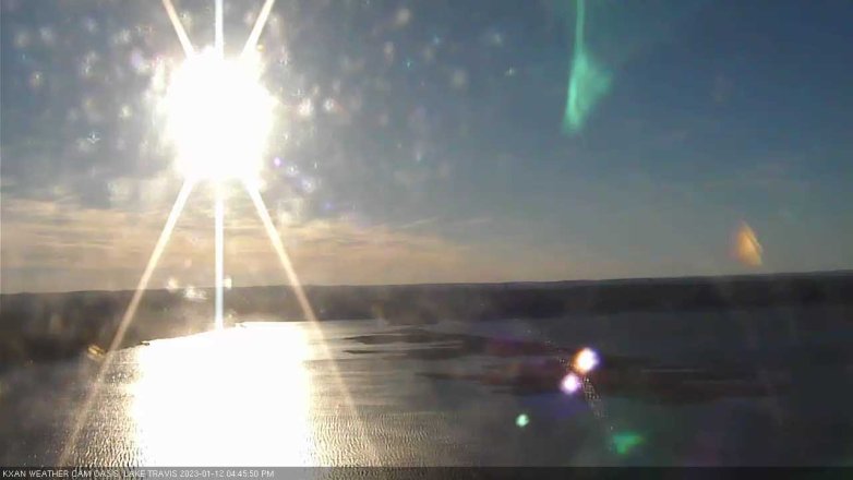 Lake Travis webcam, January 12, 2023 4:45 PM CT