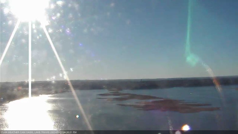 Lake Travis webcam, January 13, 2023 4:00 PM CT