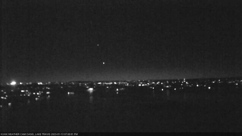 Lake Travis webcam, January 13, 2023 7:00 PM CT